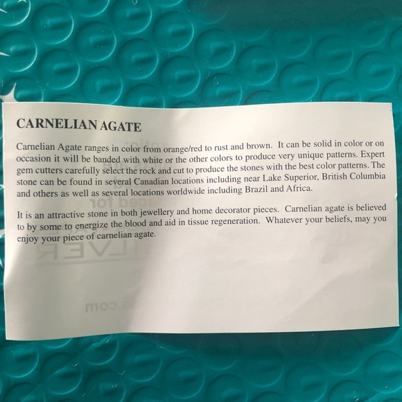 Sterling Silver Carnelian Agate Necklace Earrings - Picture 7 of 9